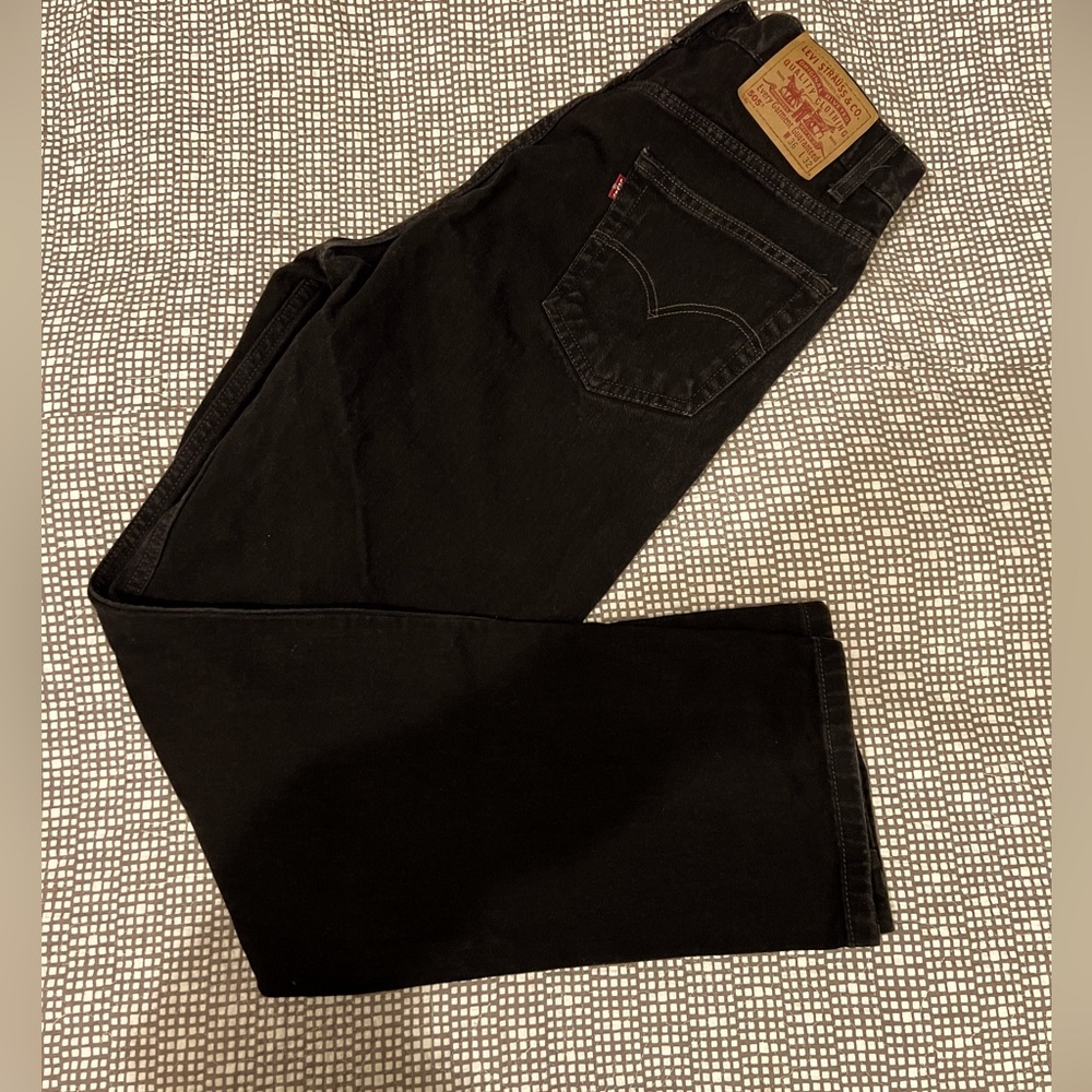 NWOT Levi’s 505 Men’s regular fit jeans - black - men’s 36x32